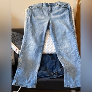 Torrid Light Blue Straight Jeans